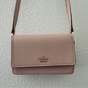 Kate Spade Small Crossbody Bag Light Pink With Gold Hardware